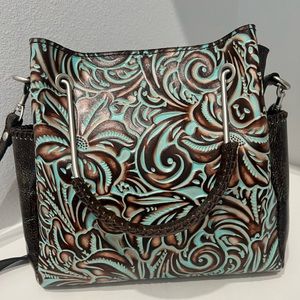 Patricia Nash Tooled Leather Handbag